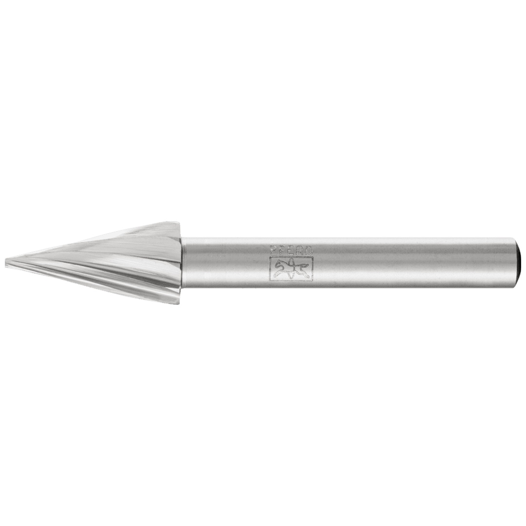 PFERD TOOLS HSS Frässtift Spitzkegelform G Ø 10x20mm Schaft-Ø 6 mm Z 1 universal grob