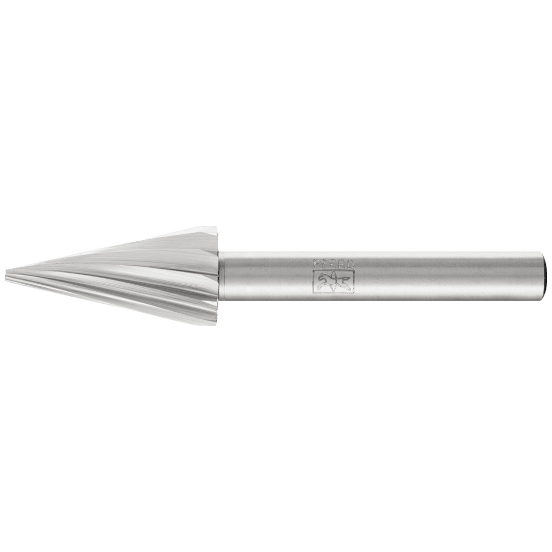 PFERD TOOLS HSS Frässtift Spitzkegelform G Ø 12x25 mm Schaft-Ø 6 mm Z 1 universal grob