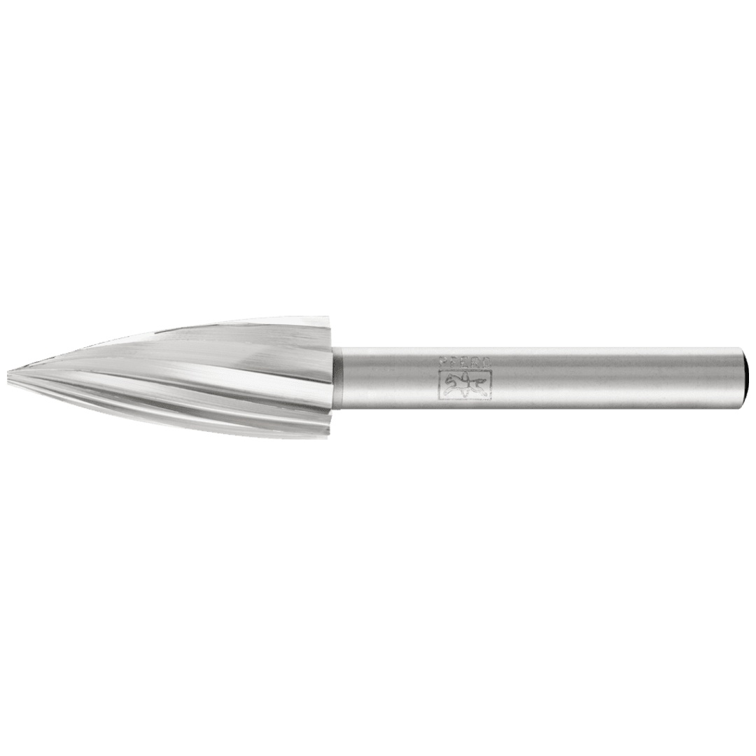 PFERD TOOLS HSS Frässtift Spitzbogenform K Ø 12x30mm Schaft-Ø 6 mm Z 1 universal grob