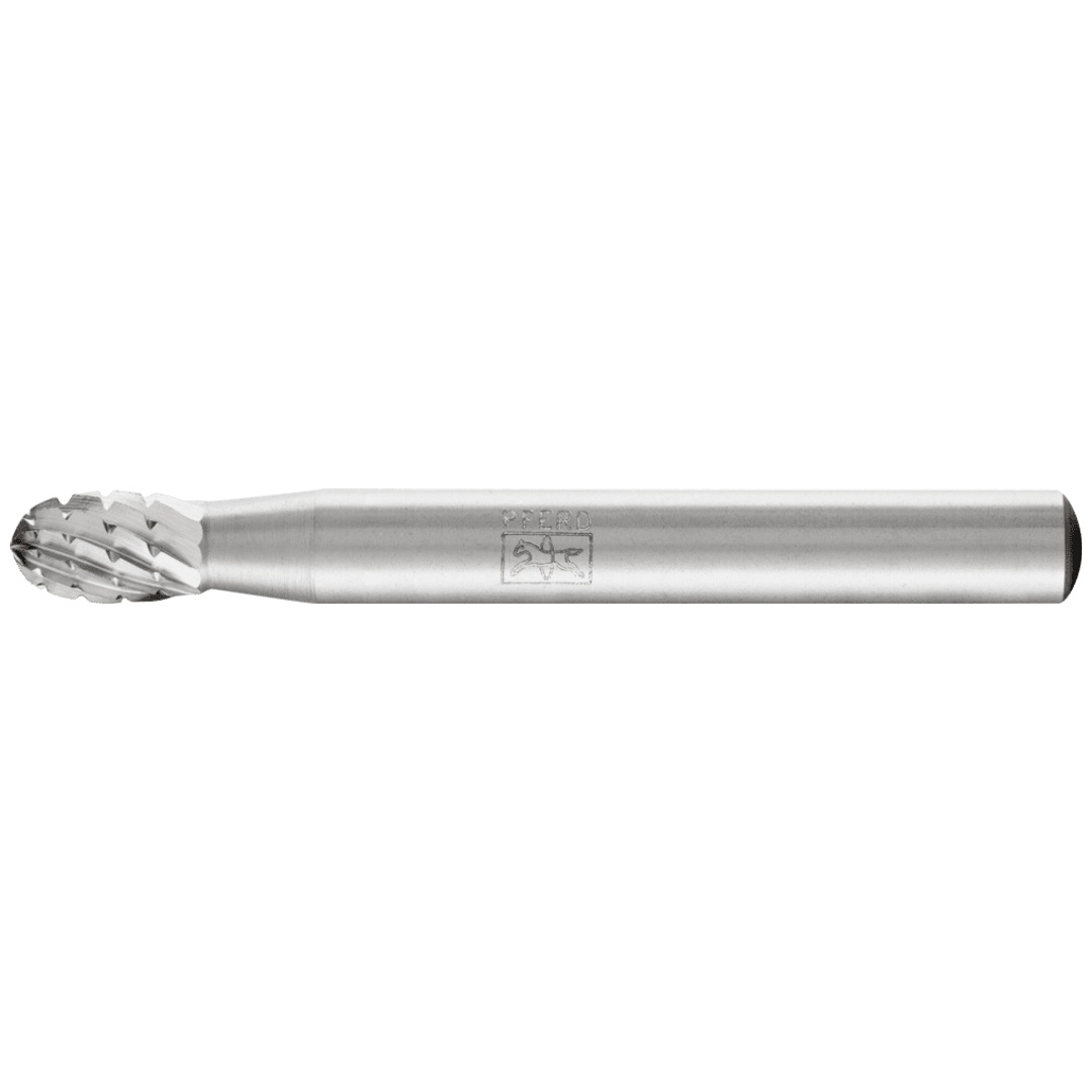 PFERD TOOLS HSS Frässtift Tropfenform O Ø 06x10mm Schaft-Ø 6 mm Z 3 universal mittel fein Spanbrecher