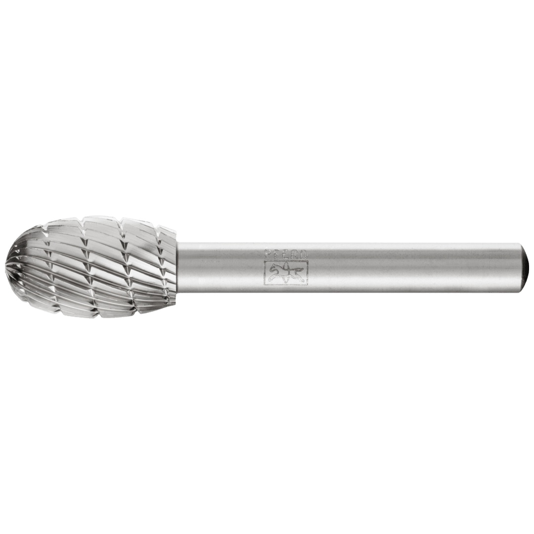 PFERD TOOLS HSS Frässtift Tropfenform O Ø 12x20mm Schaft-Ø 6 mm Z 3 universal mittel fein Spanbrecher