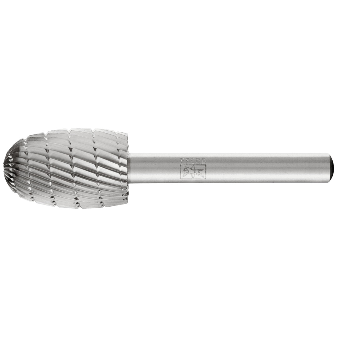 PFERD TOOLS HSS Frässtift Tropfenform O Ø 16x25 mm Schaft-Ø 6 mm Z 3 universal mittel fein Spanbrecher