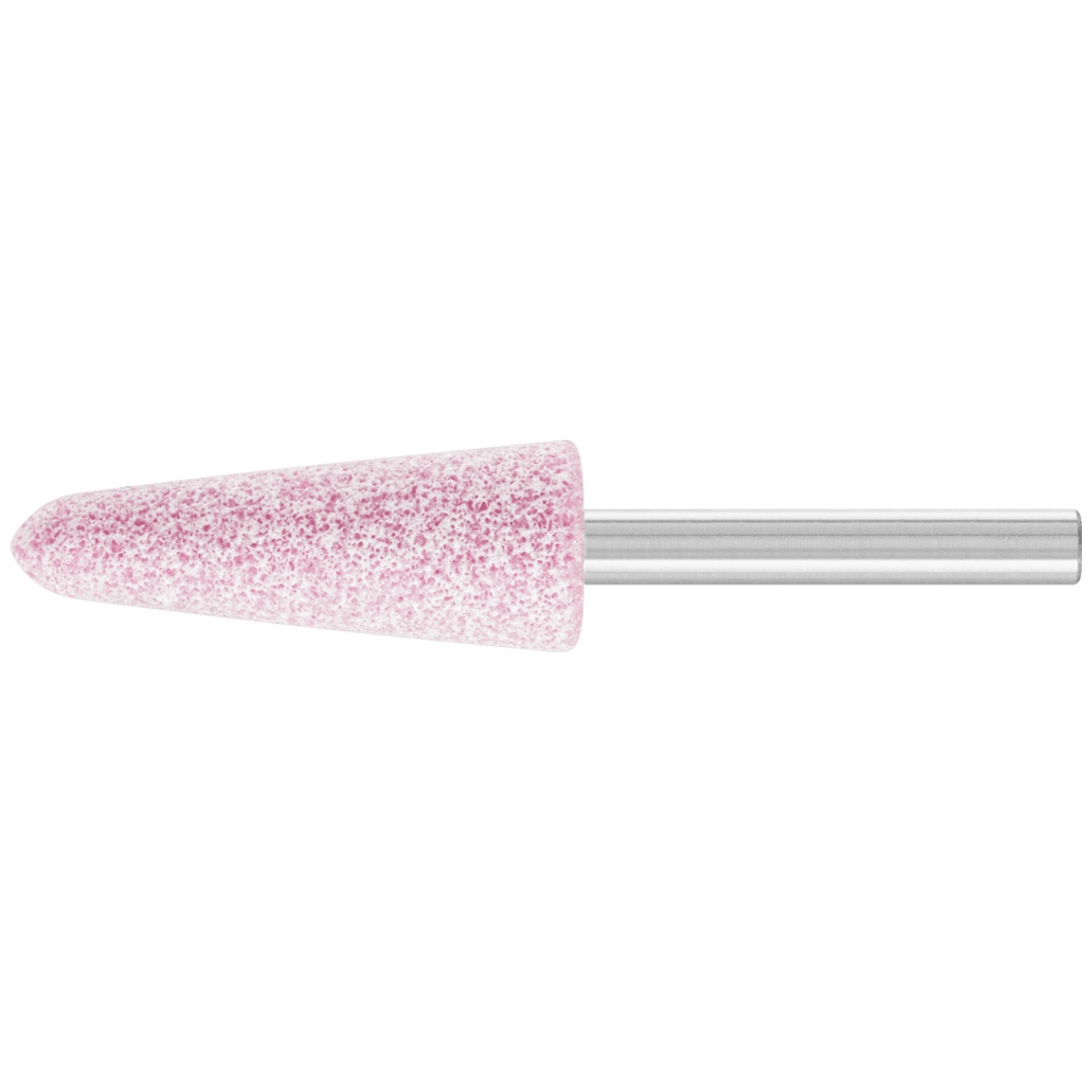 PFERD TOOLS STEEL EDGE Schleifstift Kegel Ø 16x45 mm Schaft-Ø 6 mm A46 für Stahl- und Stahlguss