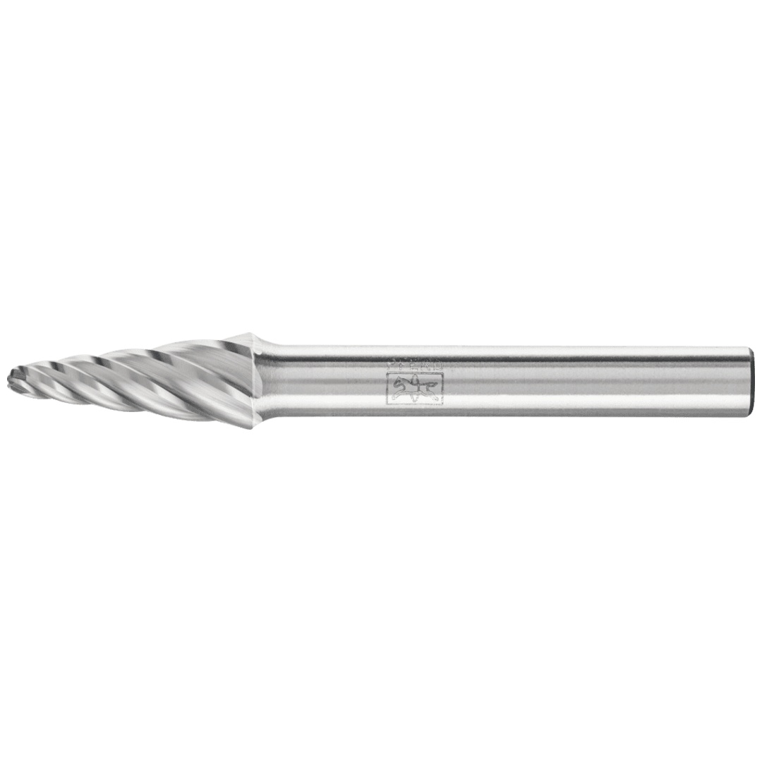 PFERD TOOLS Hartmetall Hochleistungsfrässtift ALU Rundkegel KEL Ø 08x20mm Schaft-Ø 6mm für Alu/NE Metalle