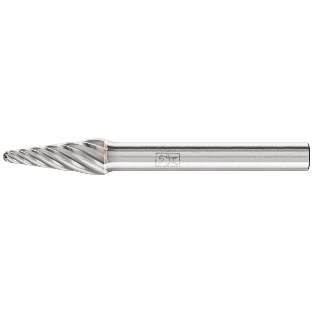 PFERD TOOLS Hartmetall Hochleistungsfrässtift INOX Rundkegel KEL Ø 08x20mm Schaft-Ø 6 mm für Edelstahl