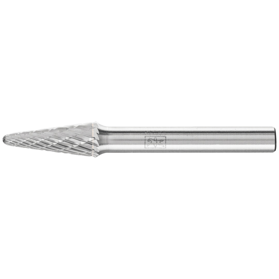 PFERD TOOLS Hartmetall Frässtift Rundkegel KEL Ø 08x20mm Schaft-Ø 6 mm Z3P universal mittel kreuzverzahnt
