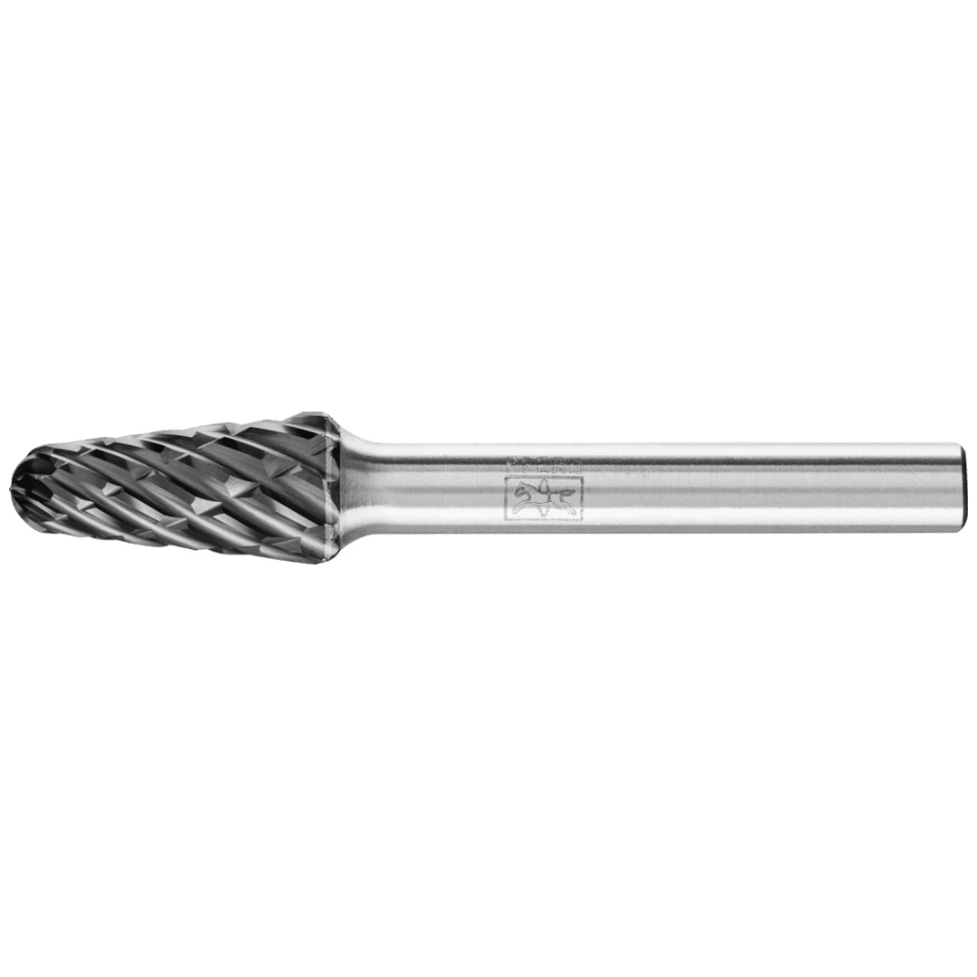 PFERD TOOLS Hartmetall Hochleistungsfrässtift STEEL Rundkegel KEL Ø 10x20mm Schaft-Ø 6 mm HICOAT für Stahl