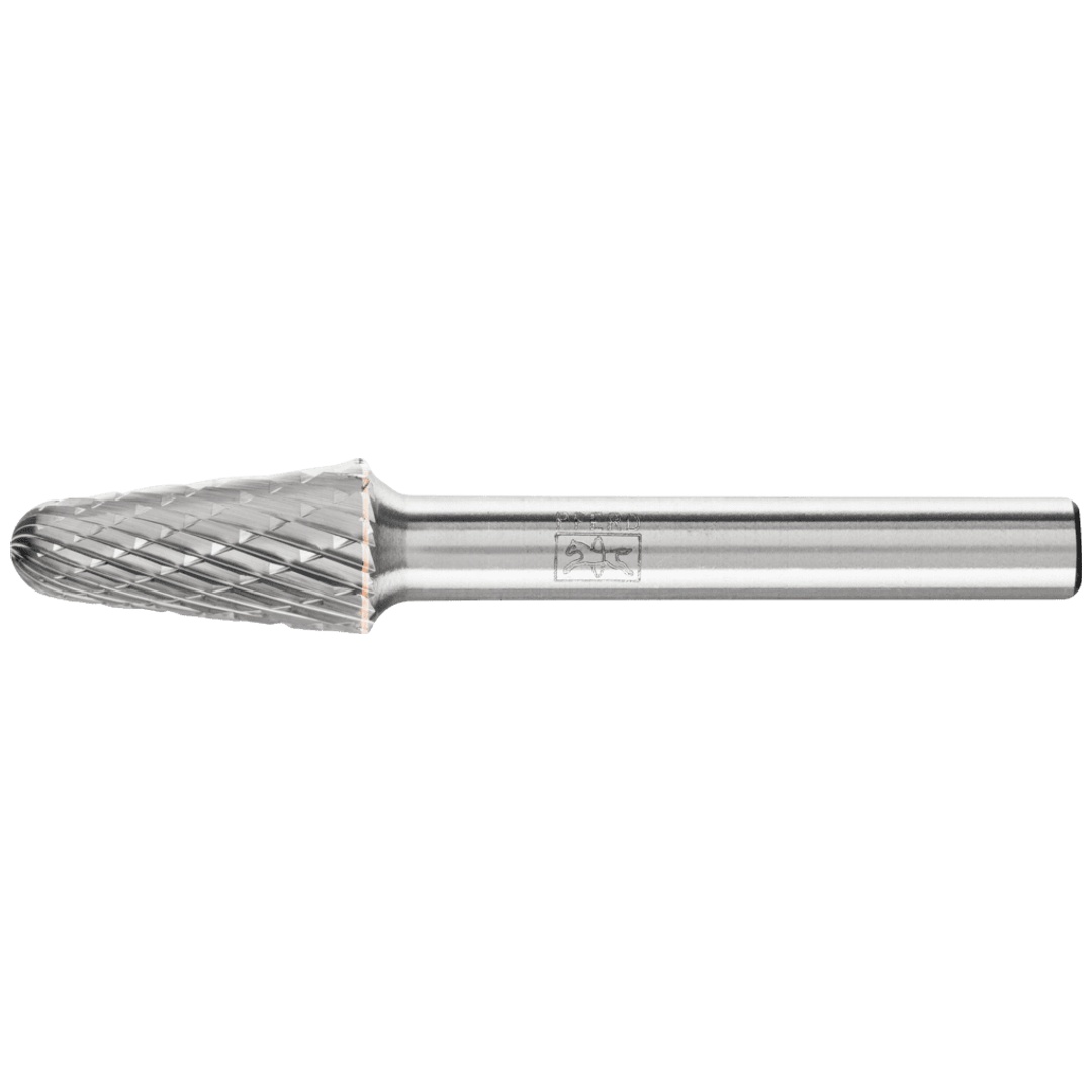 PFERD TOOLS Hartmetall Frässtift Rundkegel KEL Ø 10x20mm Schaft-Ø 6 mm Z3P universal mittel kreuzverzahnt
