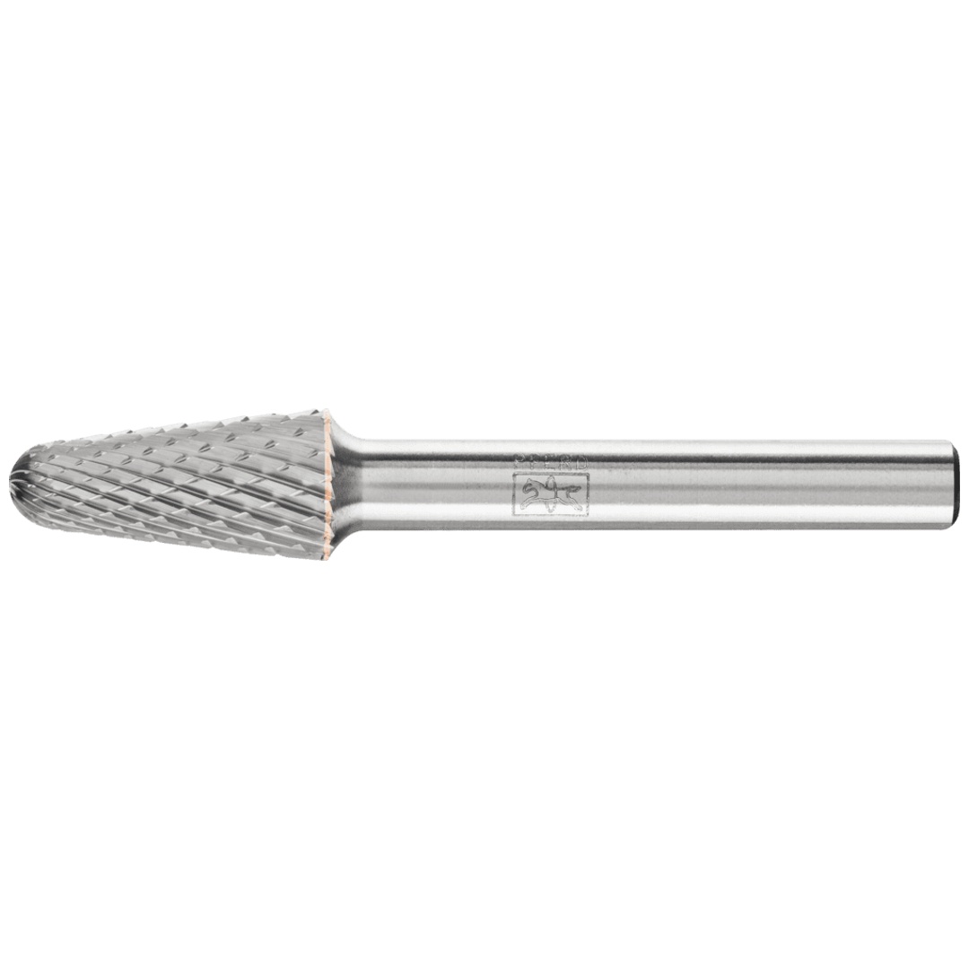 PFERD TOOLS Hartmetall Frässtift Rundkegel KEL Ø 10x20mm Schaft-Ø 6 mm Z4 universal mittel fein