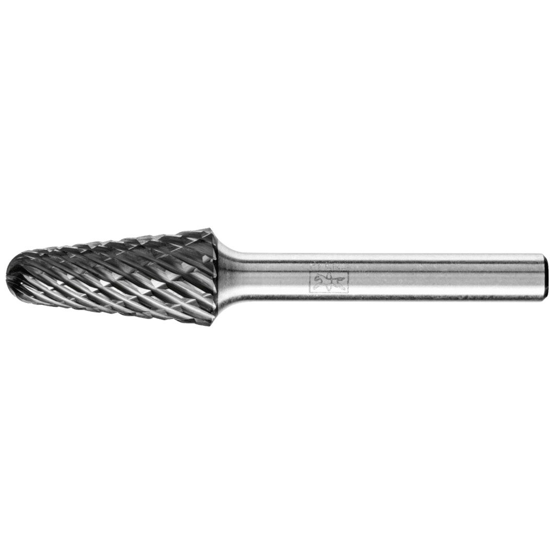 PFERD TOOLS Hartmetall Hochleistungsfrässtift ALLROUND Rundkegel KEL Ø 12x25mm Schaft-Ø 6mm HICOAT universal