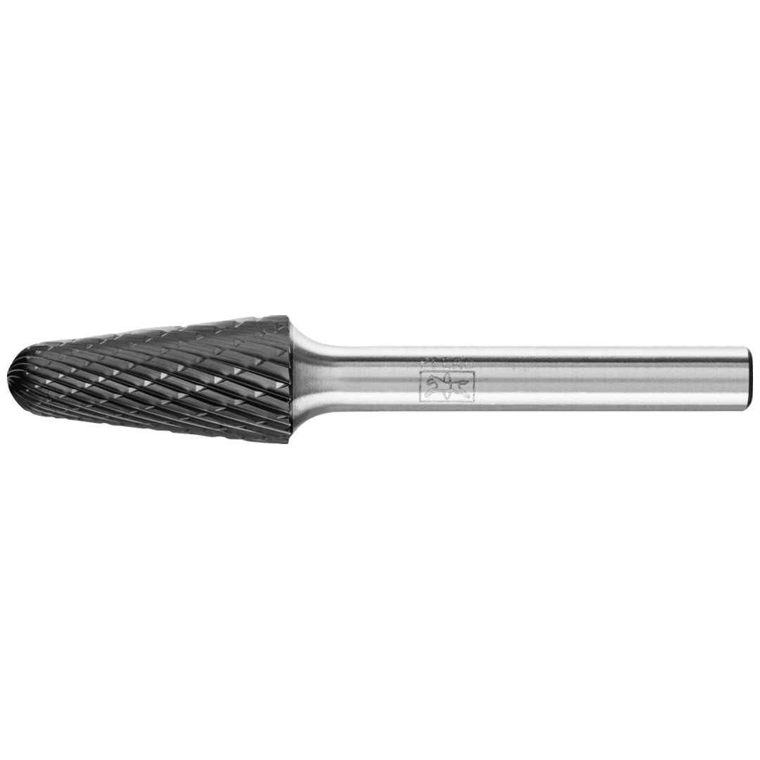 PFERD TOOLS Hartmetall Hochleistungsfrässtift Rundkegel KEL Ø 12x25 mm Schaft-Ø 6 mm Z3P HICOAT universal