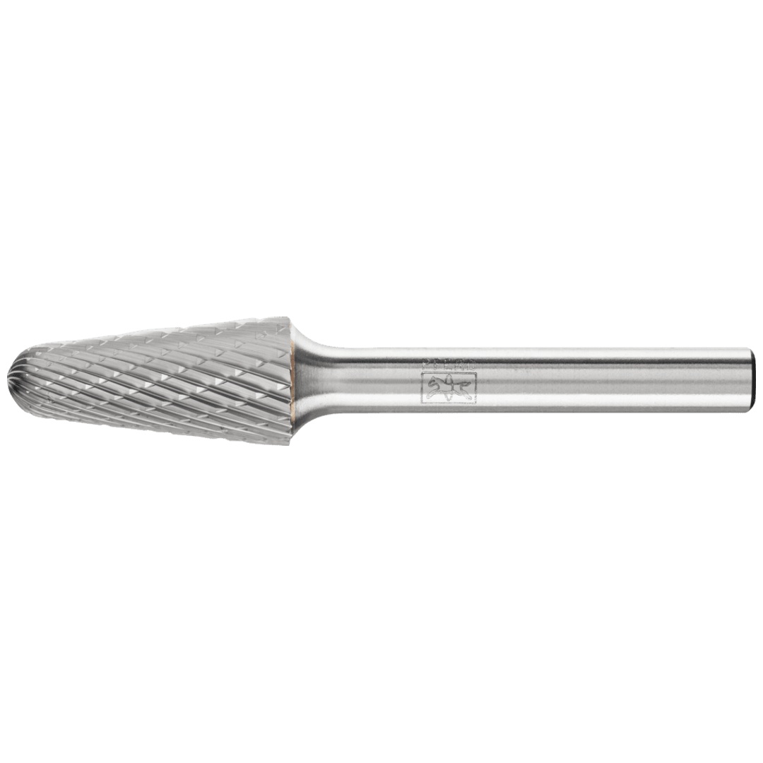 PFERD TOOLS Hartmetall Frässtift Rundkegel KEL Ø 12x25 mm Schaft-Ø 6 mm Z3P universal mittel kreuzverzahnt