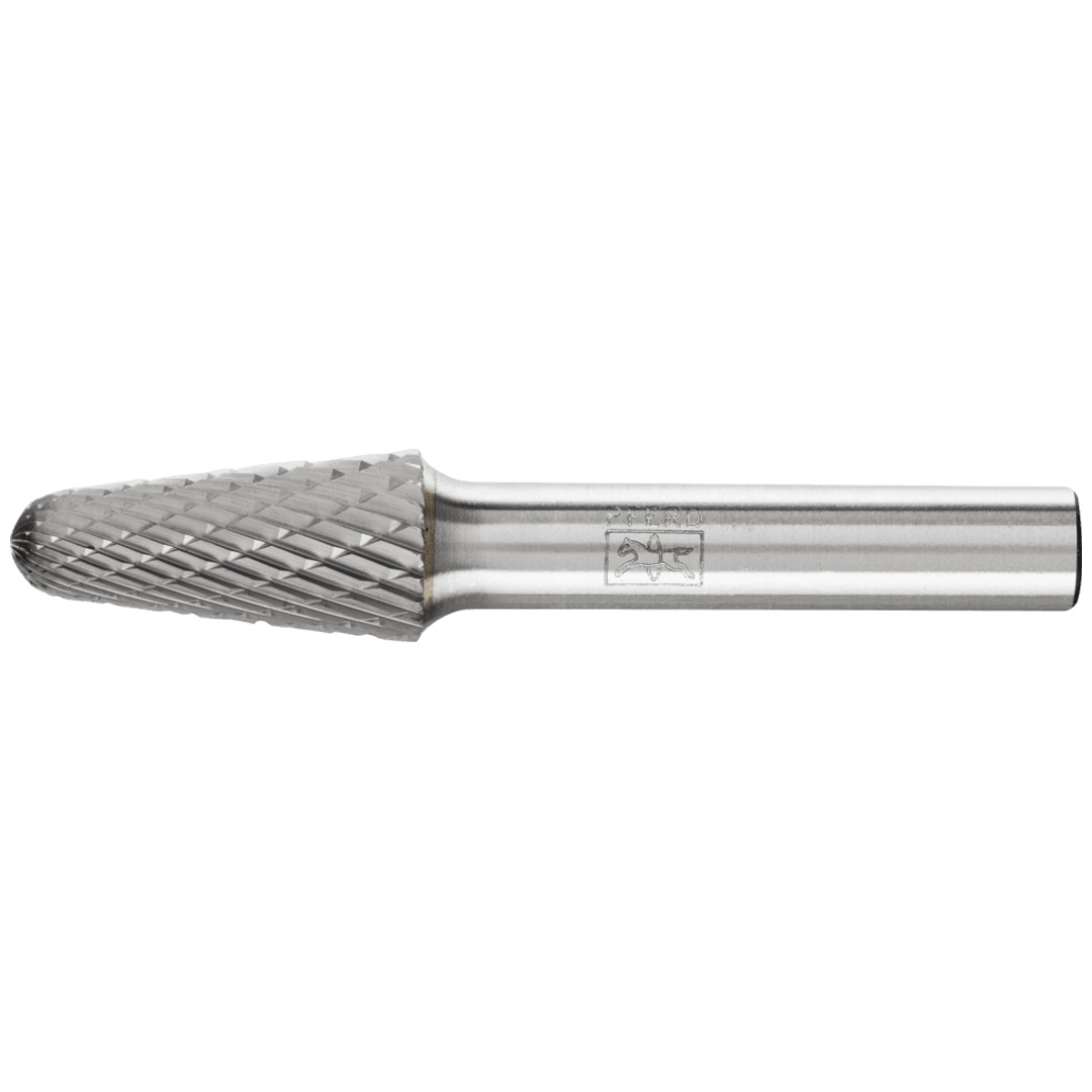 PFERD TOOLS Hartmetall Frässtift Rundkegel KEL Ø 12x25 mm Schaft-Ø 8 mm Z3P universal mittel kreuzverzahnt