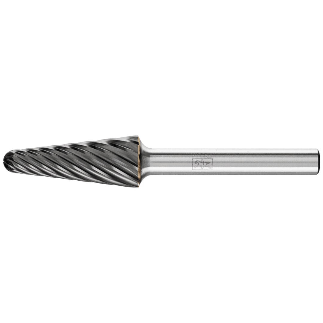 PFERD TOOLS Hartmetall Hochleistungsfrässtift INOX Rundkegel KEL Ø 12x30mm Schaft-Ø 6 mm HICOAT Edelstahl