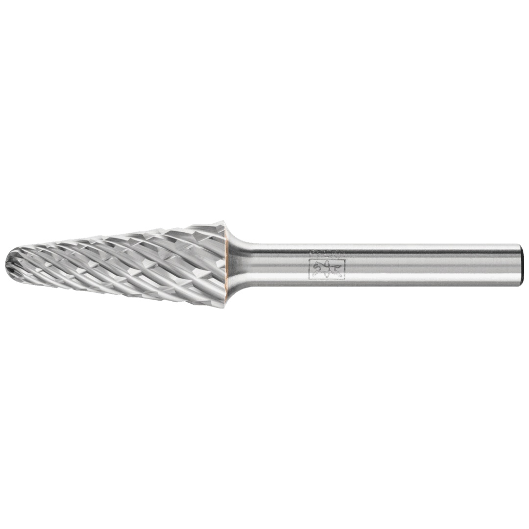 PFERD TOOLS Hartmetall Hochleistungsfrässtift STEEL Rundkegel KEL Ø 12x30mm Schaft-Ø 6 mm für Stahl