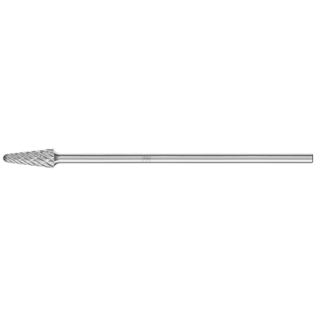 PFERD TOOLS Hartmetall Hochleistungsfrässtift STEEL Rundkegel KEL Ø 12x30mm Schaft-Ø 6x150mm für Stahl