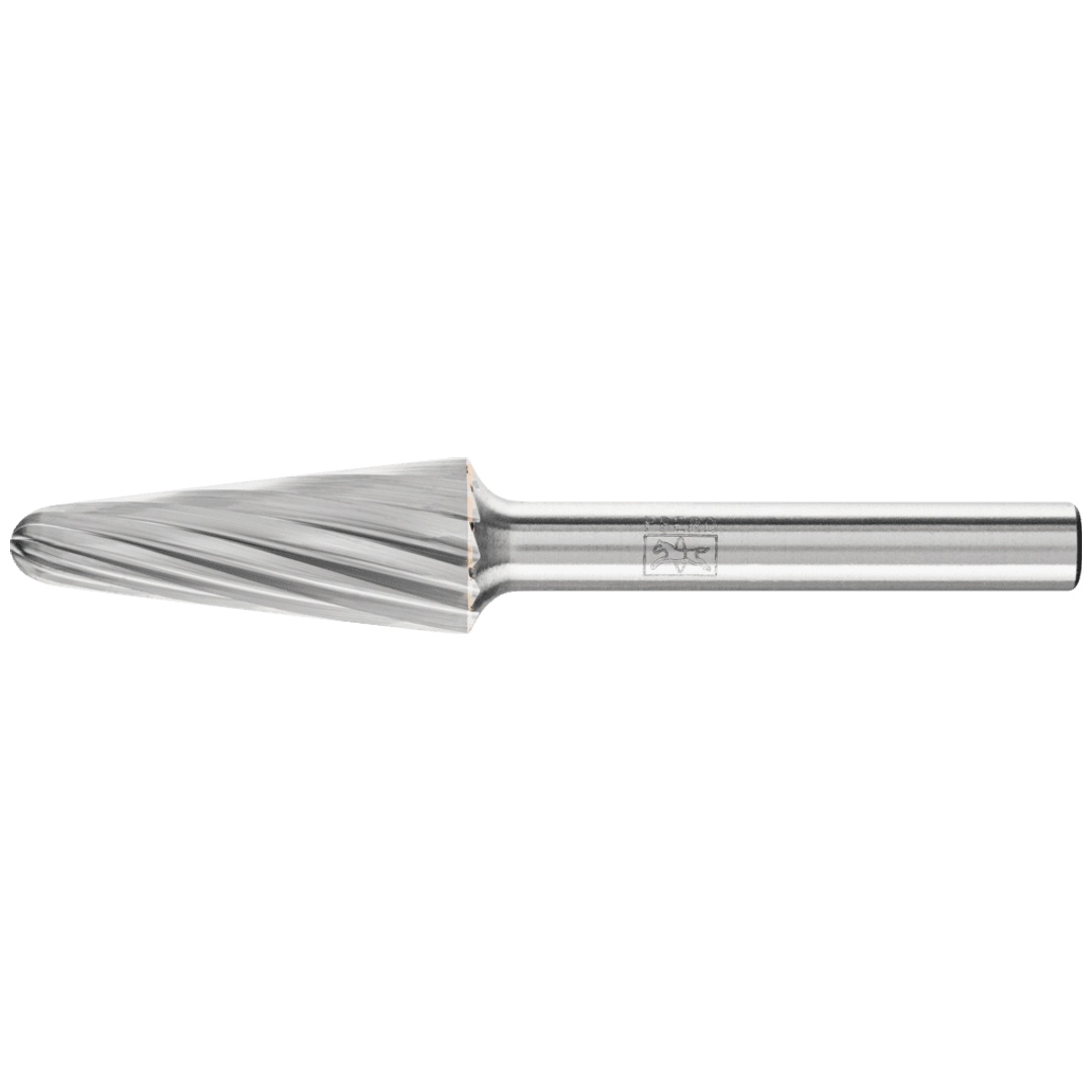 PFERD TOOLS Hartmetall Frässtift Rundkegel KEL Ø 12x30mm Schaft-Ø 6 mm Z1 universal grob