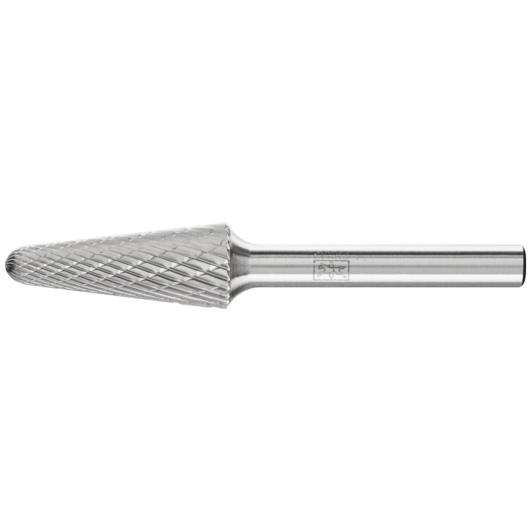 PFERD TOOLS Hartmetall Frässtift Rundkegel KEL Ø 12x30mm Schaft-Ø 6 mm Z3P universal mittel kreuzverzahnt