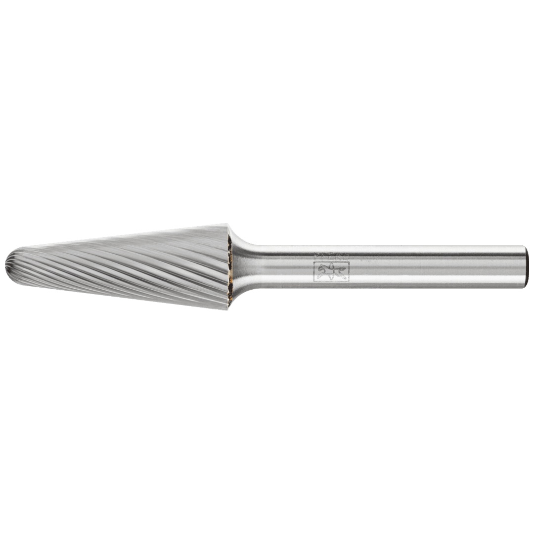 PFERD TOOLS Hartmetall Frässtift Rundkegel KEL Ø 12x30mm Schaft-Ø 6 mm Z3 universal mittel
