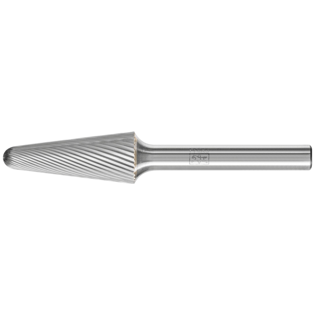 PFERD TOOLS Hartmetall Frässtift Rundkegel KEL Ø 12x30mm Schaft-Ø 6 mm Z5 universal fein