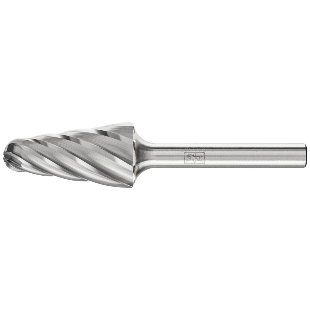 PFERD TOOLS Hartmetall Hochleistungsfrässtift ALU Rundkegel KEL Ø 16x30mm Schaft-Ø 6mm für Alu/NE Metalle