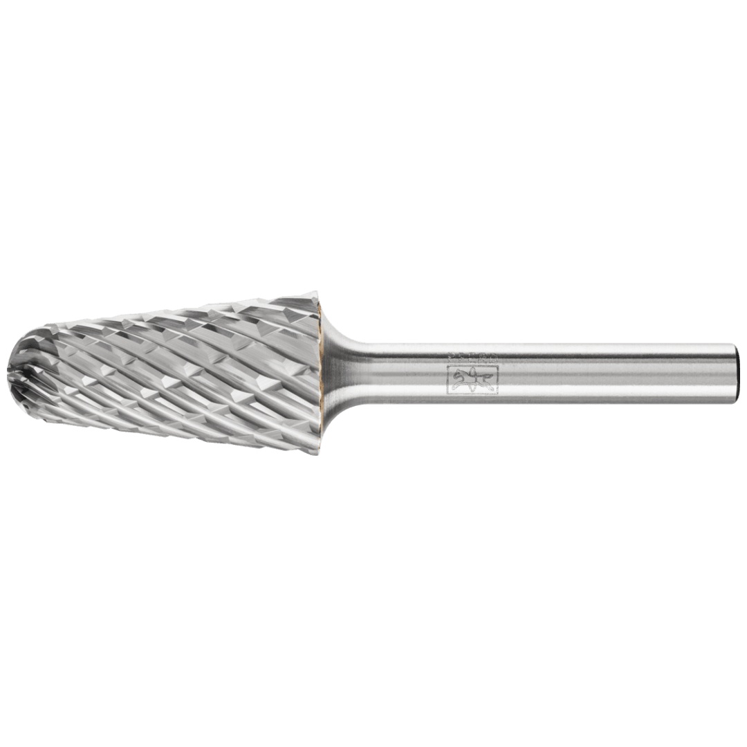 PFERD TOOLS Hartmetall Hochleistungsfrässtift STEEL Rundkegel KEL Ø 16x30mm Schaft-Ø 6 mm für Stahl