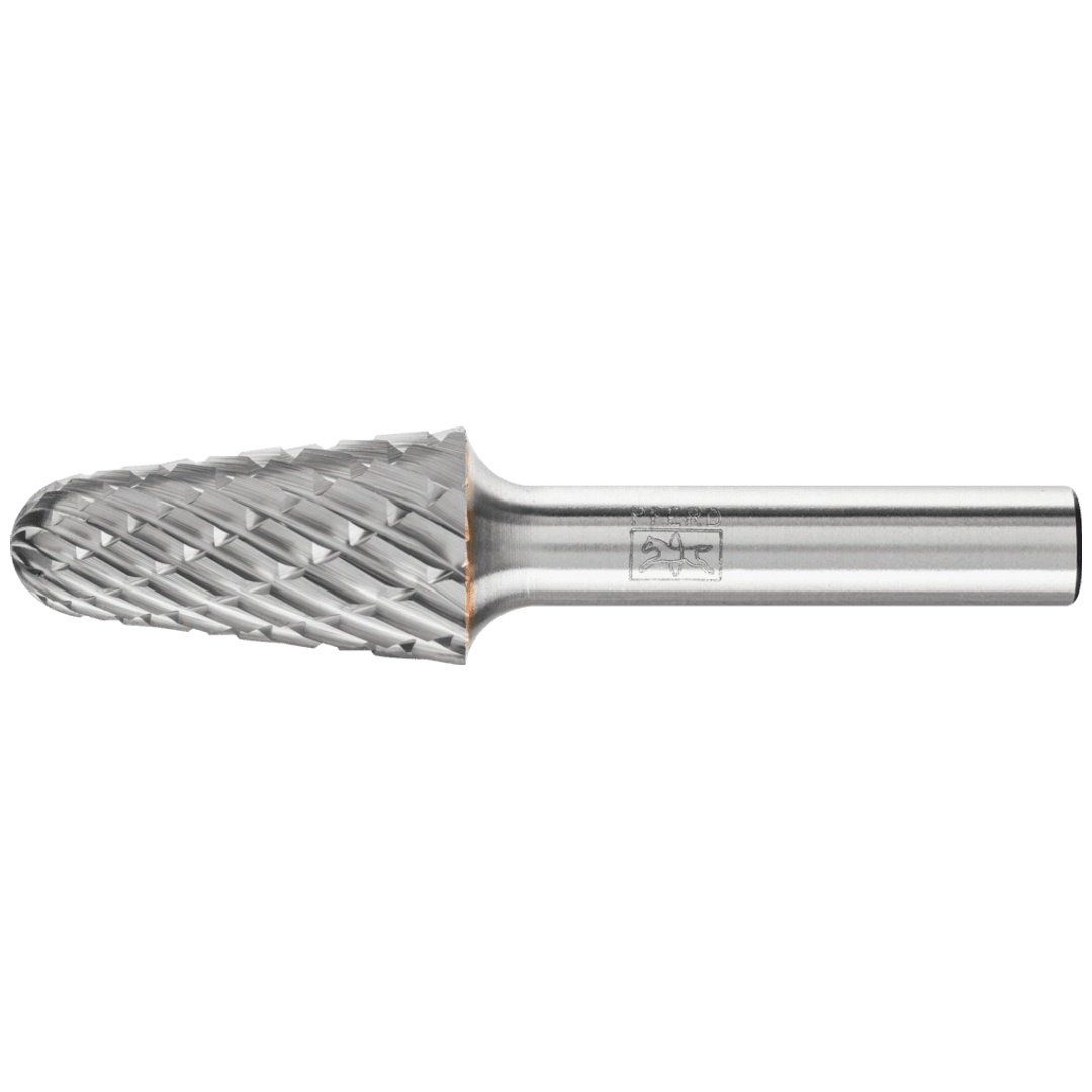PFERD TOOLS Hartmetall Hochleistungsfrässtift NON-FERROUS Rundkegel KEL Ø 16x30mm Schaft-Ø 8 mm NE-Metalle