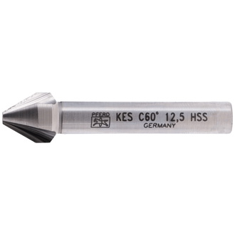 PFERD HSS Kegel-und Entgratsenker 60° Ø 12,5 mm Schaft-Ø 8 mm DIN 334 C