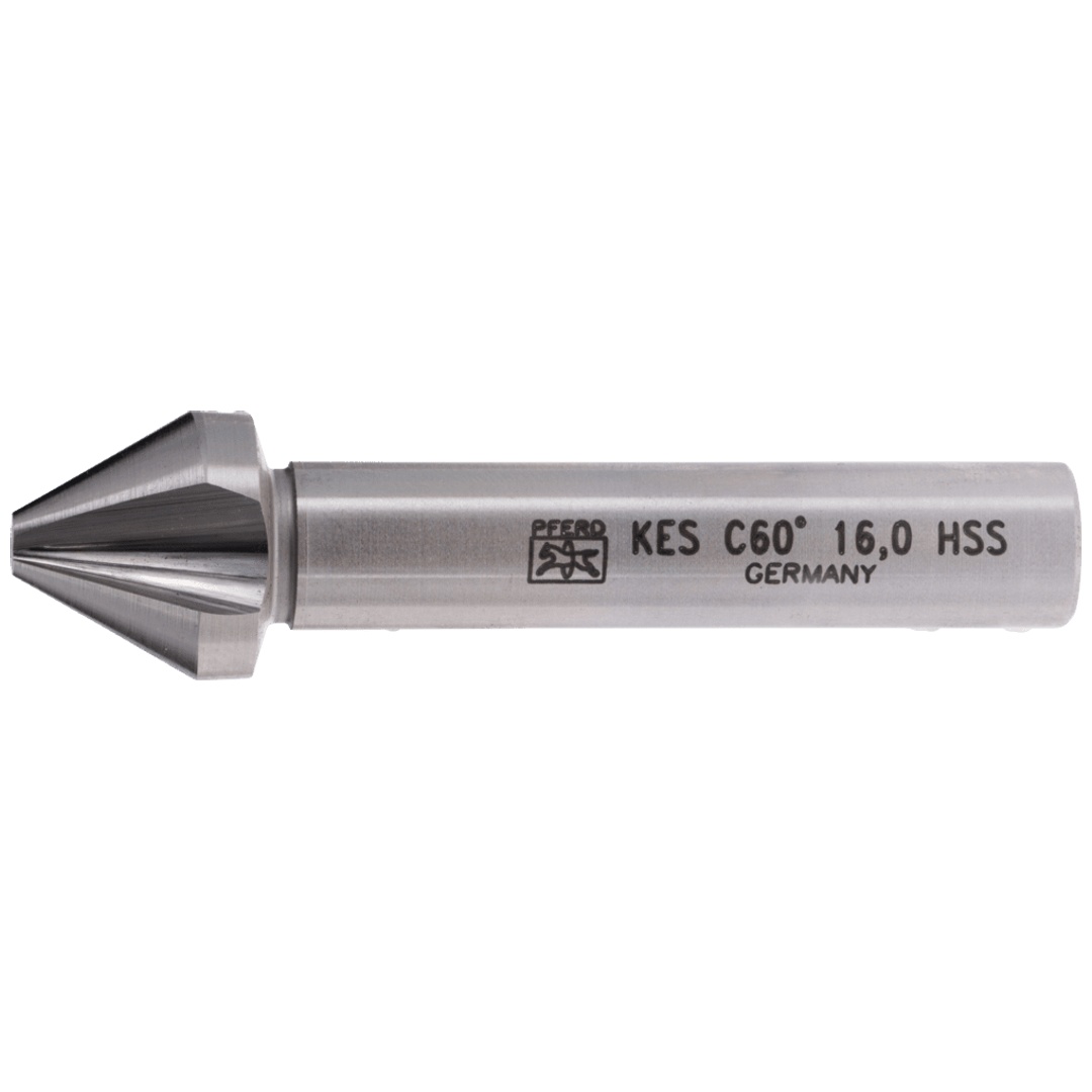 PFERD TOOLS HSS Kegel-und Entgratsenker 60° Ø 16 mm Schaft-Ø 10mm DIN 334 C