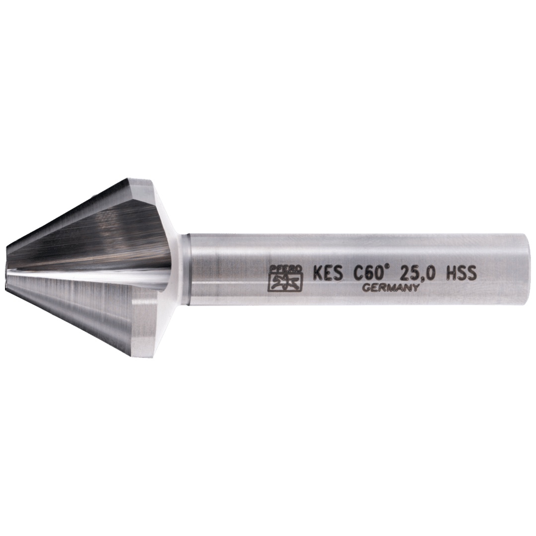 PFERD TOOLS HSS Kegel-und Entgratsenker 60° Ø 25 mm Schaft-Ø 10mm DIN 334 C