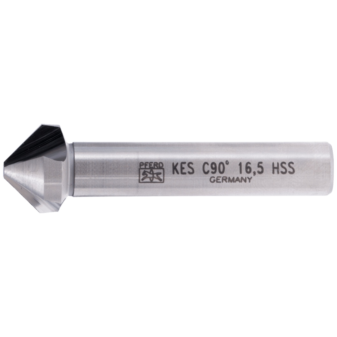 PFERD TOOLS HSS Kegel-und Entgratsenker 90° Ø 16,5 mm Schaft-Ø 10mm DIN 335 C
