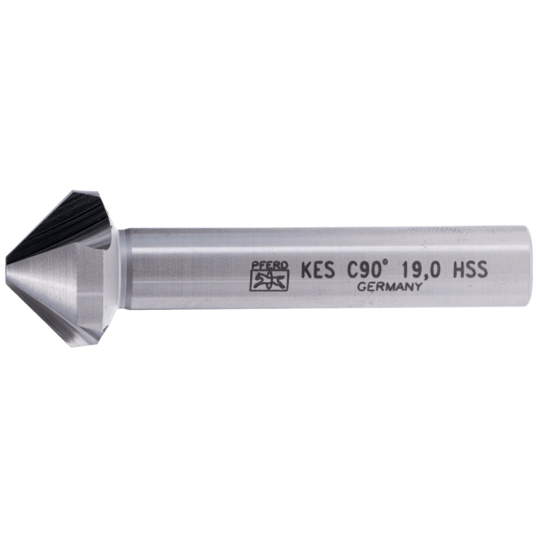 PFERD TOOLS HSS Kegel-und Entgratsenker 90° Ø 19 mm Schaft-Ø 10mm DIN 335 C