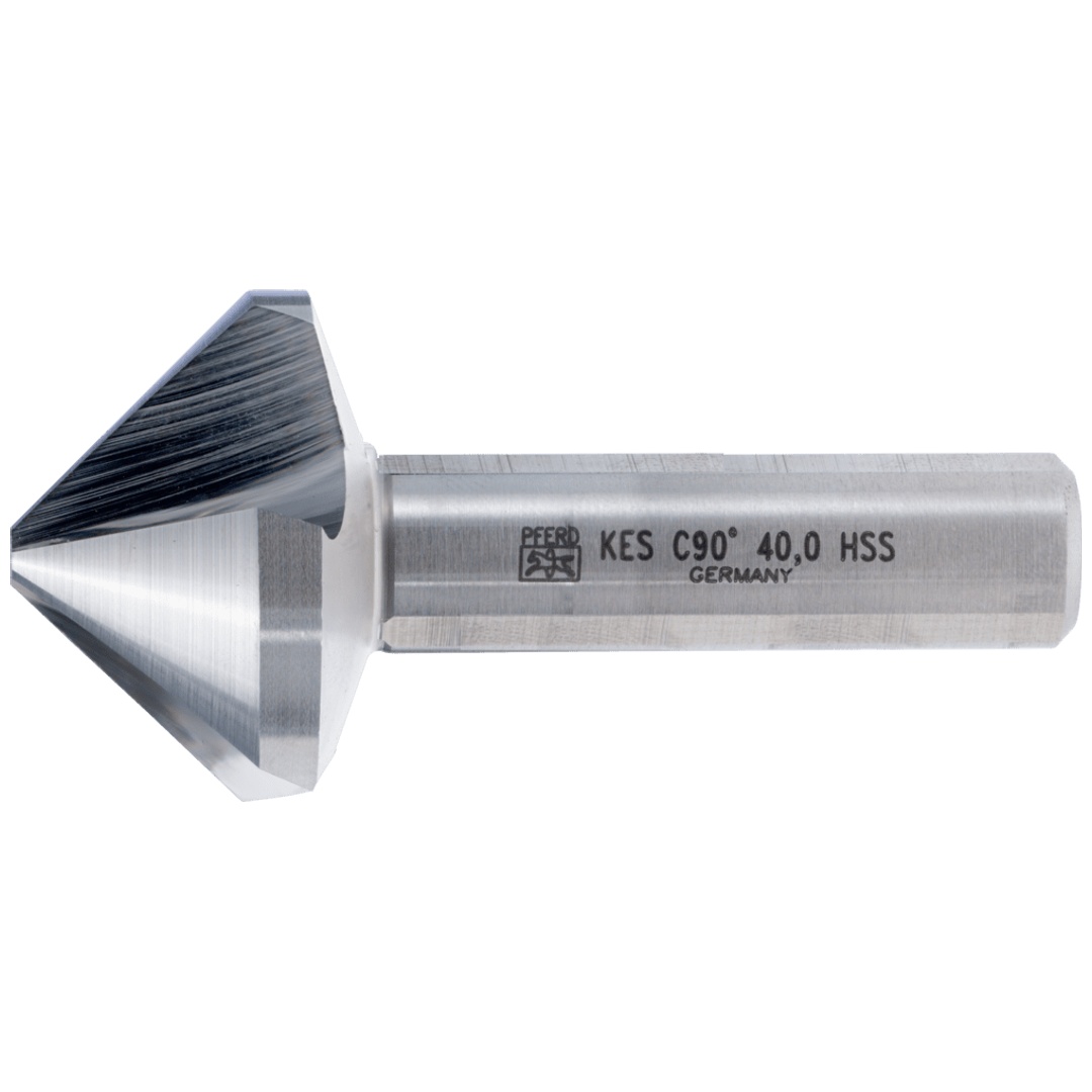 PFERD TOOLS HSS Kegel-und Entgratsenker 90° Ø 40mm Schaft-Ø 15 mm DIN 335 C