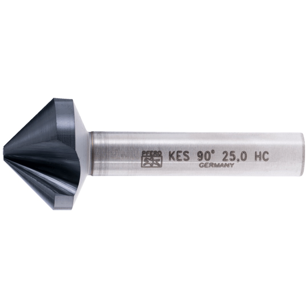 PFERD TOOLS HSS Kegel-und Entgratsenker 90° Ø 25 mm Schaft-Ø 10mm DIN 335 C HICOAT beschichtet
