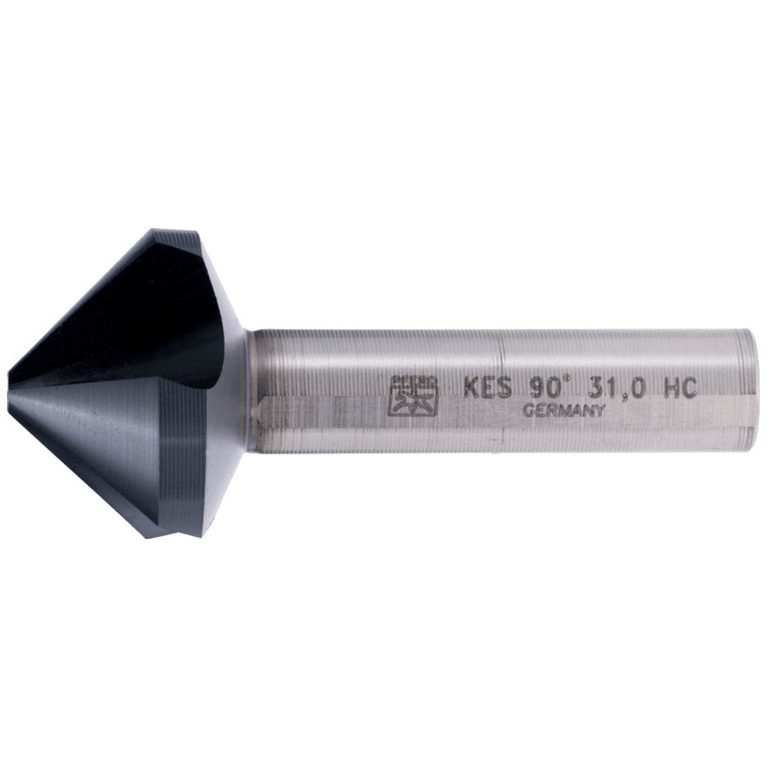 PFERD TOOLS HSS Kegel-und Entgratsenker 90° Ø 31 mm Schaft-Ø 12 mm DIN 335 C HICOAT 3-Flächenschaft