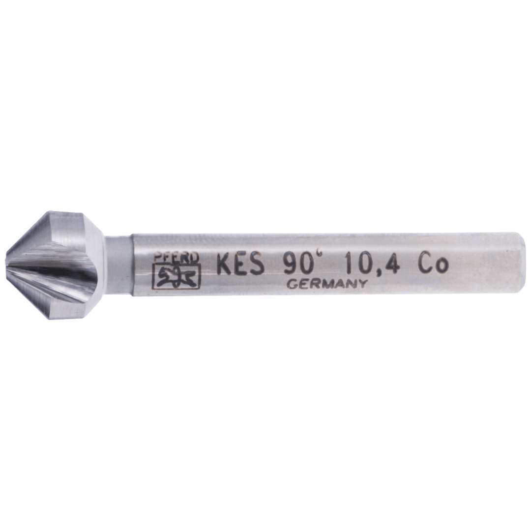 PFERD TOOLS HSSE Co5 Kegel-und Entgratsenker 90° Ø 10,4 mm Schaft-Ø 6 mm DIN 335 C