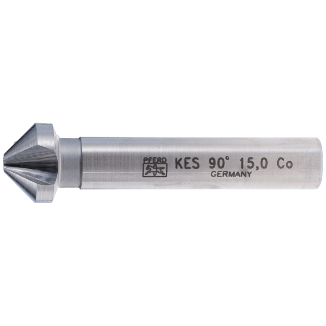 PFERD TOOLS HSSE Co5 Kegel-und Entgratsenker 90° Ø 15 mm Schaft-Ø 10mm DIN 335 C