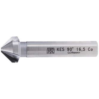 PFERD HSSE Co5 Kegel-und Entgratsenker 90° Ø 16,5 mm Schaft-Ø 10mm DIN 335 C