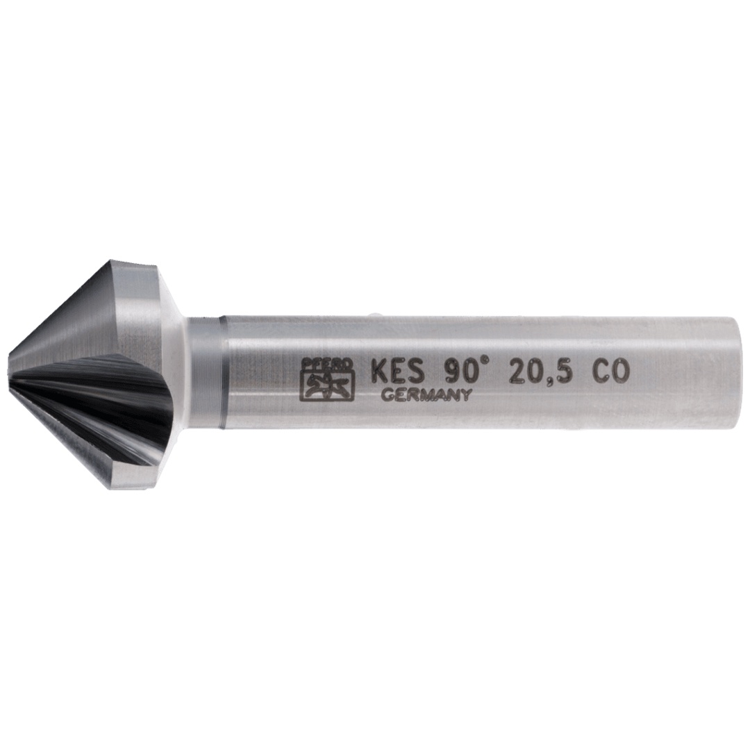PFERD TOOLS HSSE Co5 Kegel-und Entgratsenker 90° Ø 20,5 mm Schaft-Ø 10mm DIN 335 C