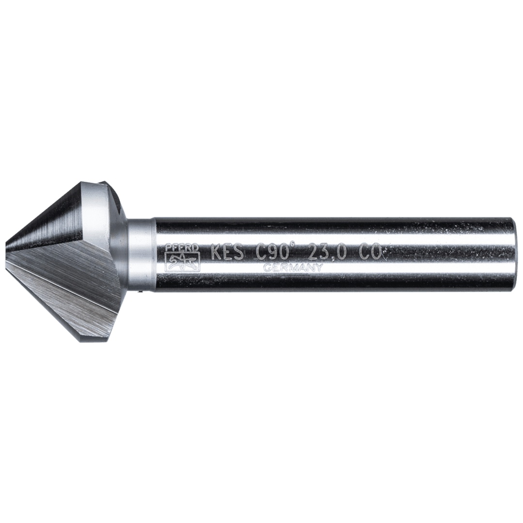 PFERD TOOLS HSSE Co5 Kegel-und Entgratsenker 90° Ø 23 mm Schaft-Ø 10mm DIN 335 C