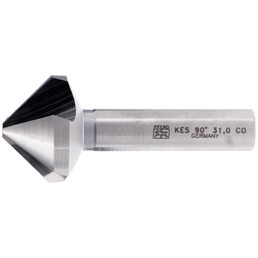 PFERD TOOLS HSSE Co5 Kegel-und Entgratsenker 90° Ø 31 mm Schaft-Ø 12 mm DIN 335 C 3-Flächenschaft