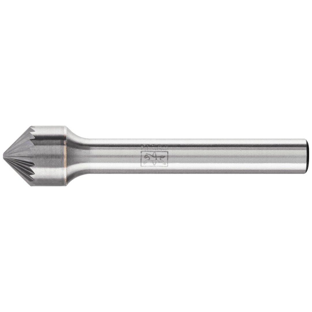 PFERD TOOLS Hartmetall Frässtift Kegelsenk KSK 90° Ø 10x05 mm Schaft-Ø 6 mm Z3 universal mittel