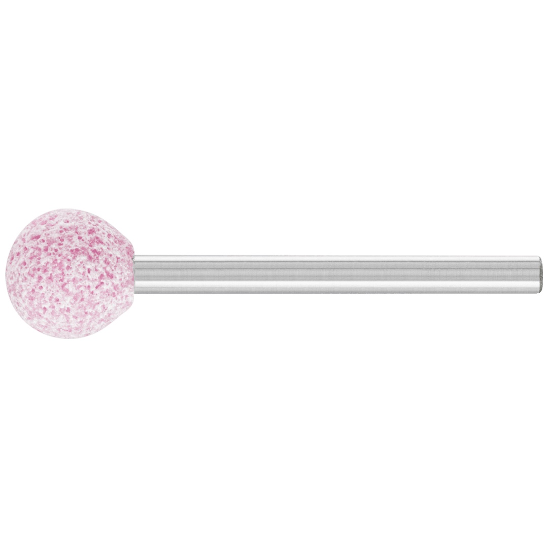 PFERD TOOLS STEEL EDGE Schleifstift Kugel Ø 10x10mm Schaft-Ø 3 mm A46 für Stahl- und Stahlguss