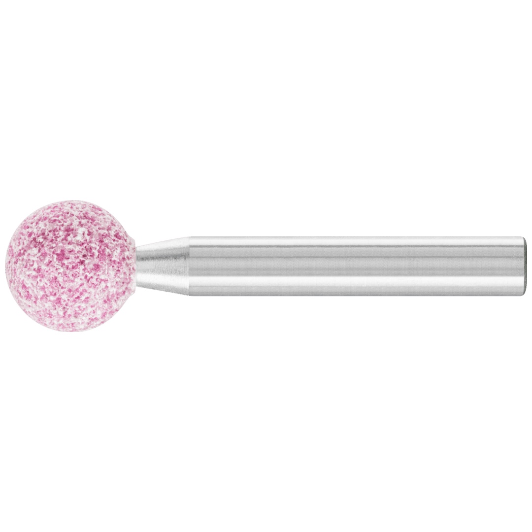 PFERD TOOLS STEEL Schleifstift Kugel Ø 13x13 mm Schaft-Ø 6 mm A46 für Stahl- und Stahlguss