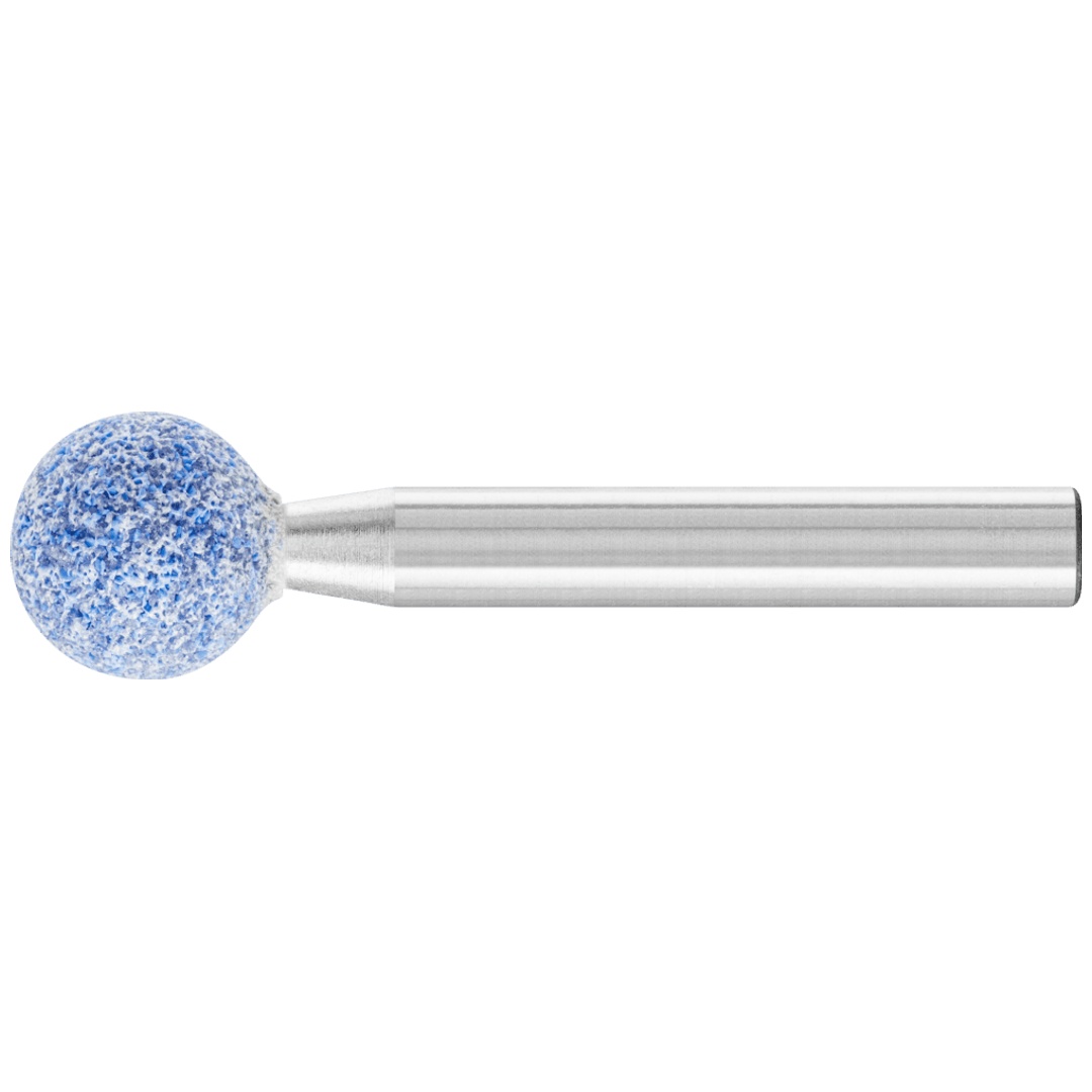 PFERD TOOLS TOUGH Schleifstift Kugel Ø 13x13 mm Schaft-Ø 6 mm CO46 für schwer zerspanbare Werkstoffe