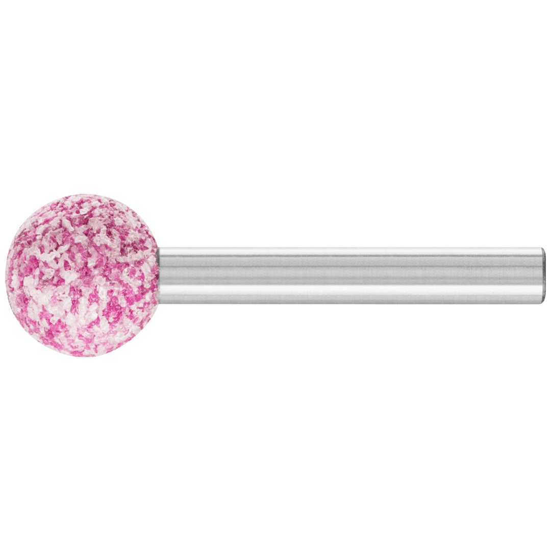 PFERD TOOLS STEEL Schleifstift Kugel Ø 16x16 mm Schaft-Ø 6 mm A30 für Stahl- und Stahlguss
