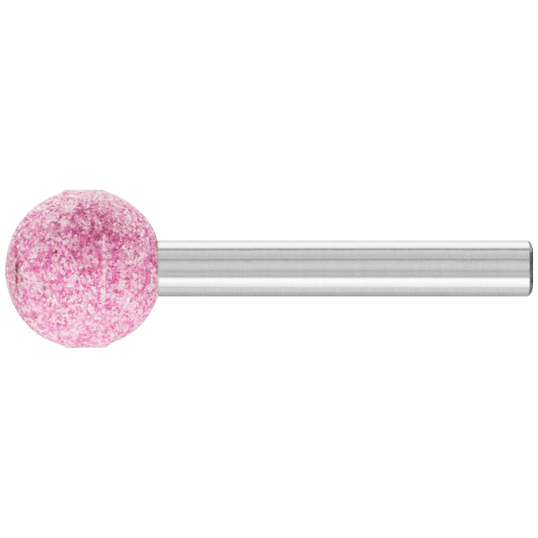 PFERD TOOLS STEEL Schleifstift Kugel Ø 16x16 mm Schaft-Ø 6 mm A60 für Stahl- und Stahlguss