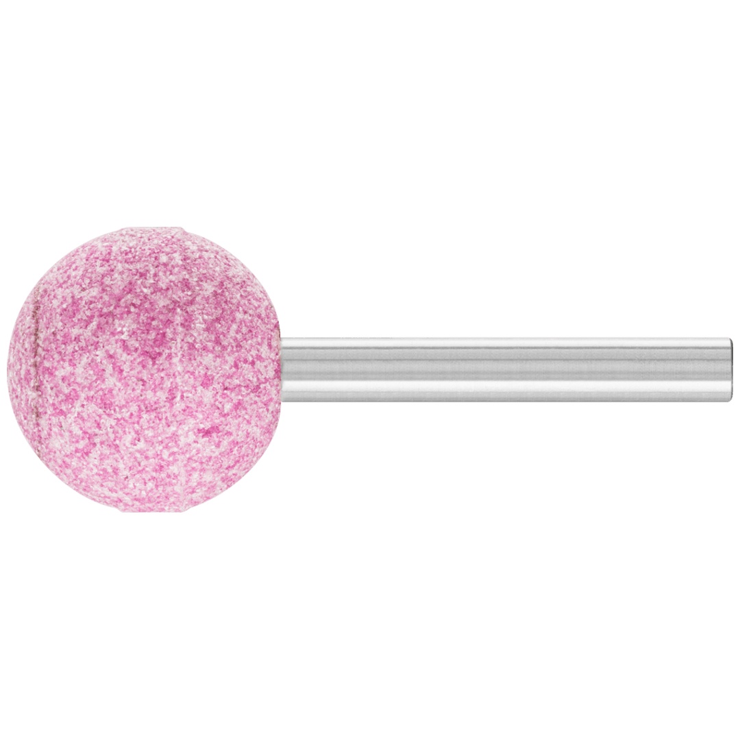 PFERD TOOLS STEEL Schleifstift Kugel Ø 25x25 mm Schaft-Ø 6 mm A60 für Stahl- und Stahlguss