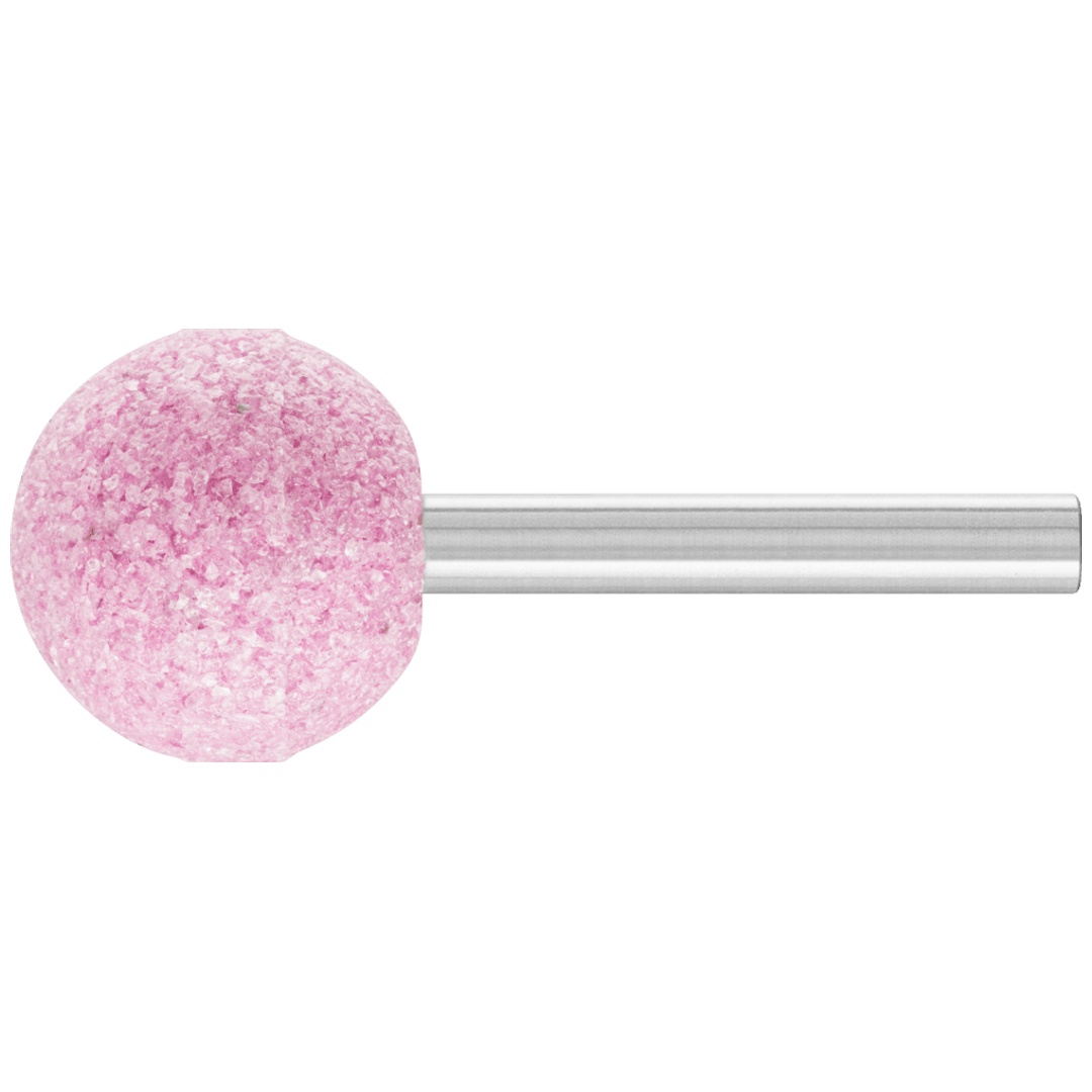 PFERD TOOLS STEEL EDGE Schleifstift Kugel Ø 25x25 mm Schaft-Ø 6 mm A30 für Stahl- und Stahlguss