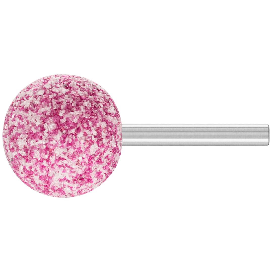 PFERD TOOLS STEEL Schleifstift Kugel Ø 32x32 mm Schaft-Ø 6 mm A24 für Stahl- und Stahlguss